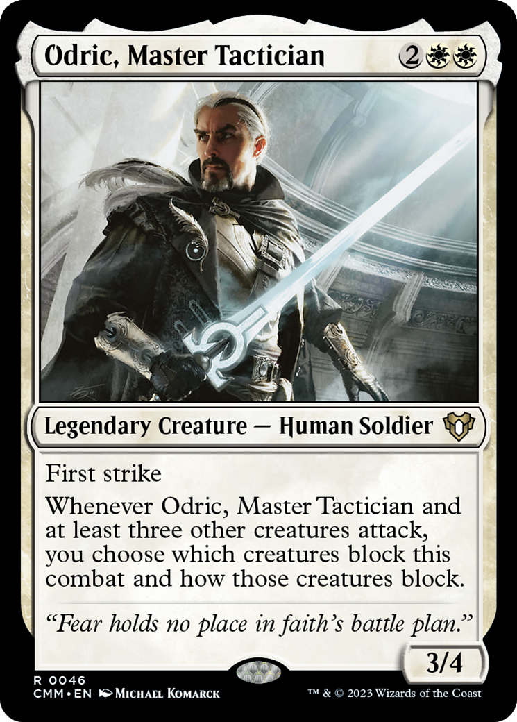 Odric, Master Tactician [Commander Masters] | Good Games Morley