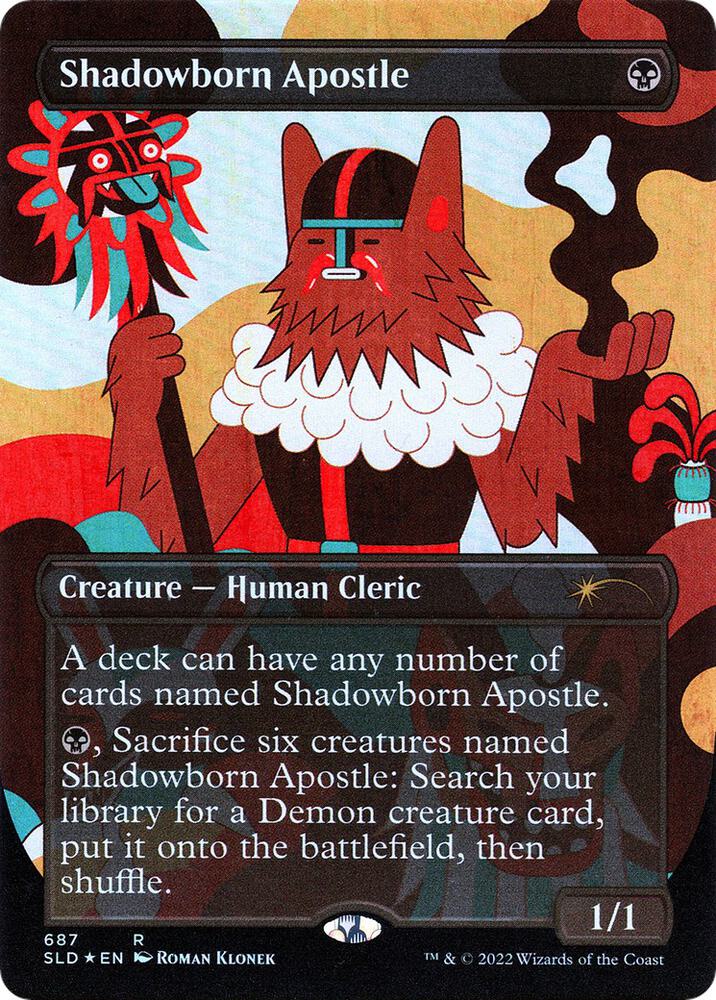 Shadowborn Apostle 687/1 (Secret Lair Drop Series)  - Borderless Foil | Good Games Morley