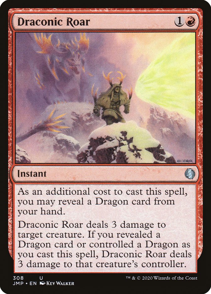 Draconic Roar 308/495 (Jumpstart)  | Good Games Morley