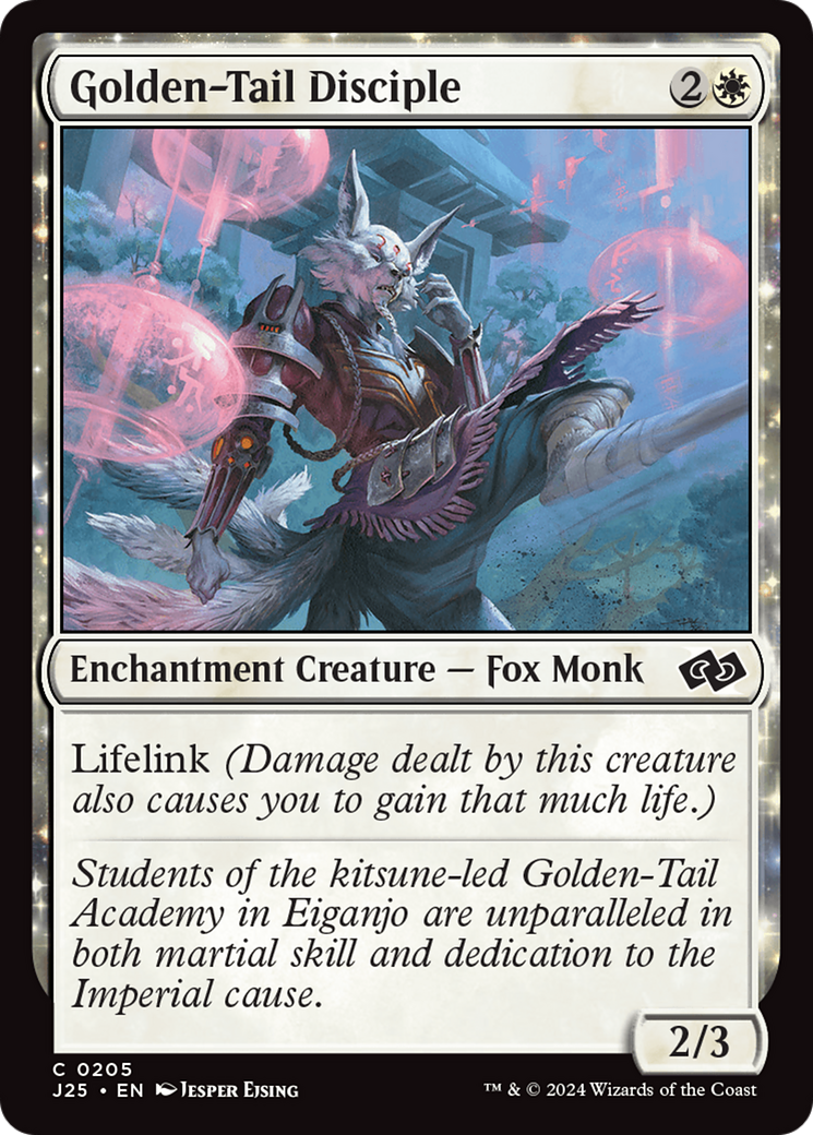 Golden-Tail Disciple [Foundations Jumpstart] | Good Games Morley