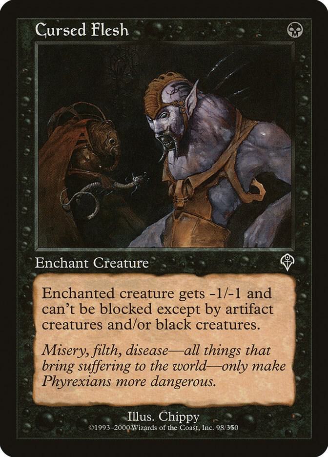 Cursed Flesh 98/350 (Invasion)  - Foil | Good Games Morley