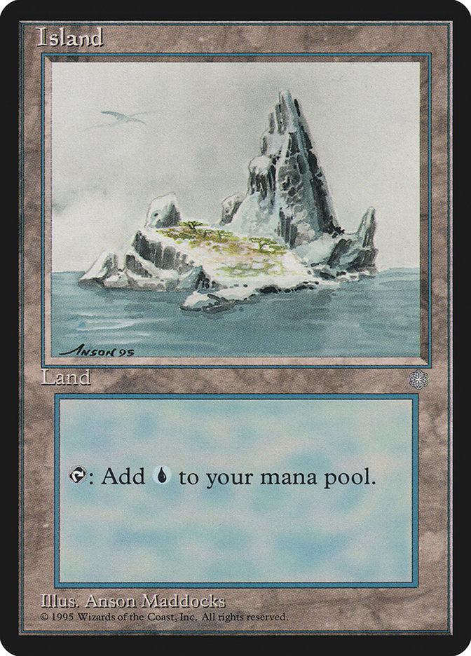 Island (Bird in Top Left / Signature on Left) [Ice Age] | Good Games Morley