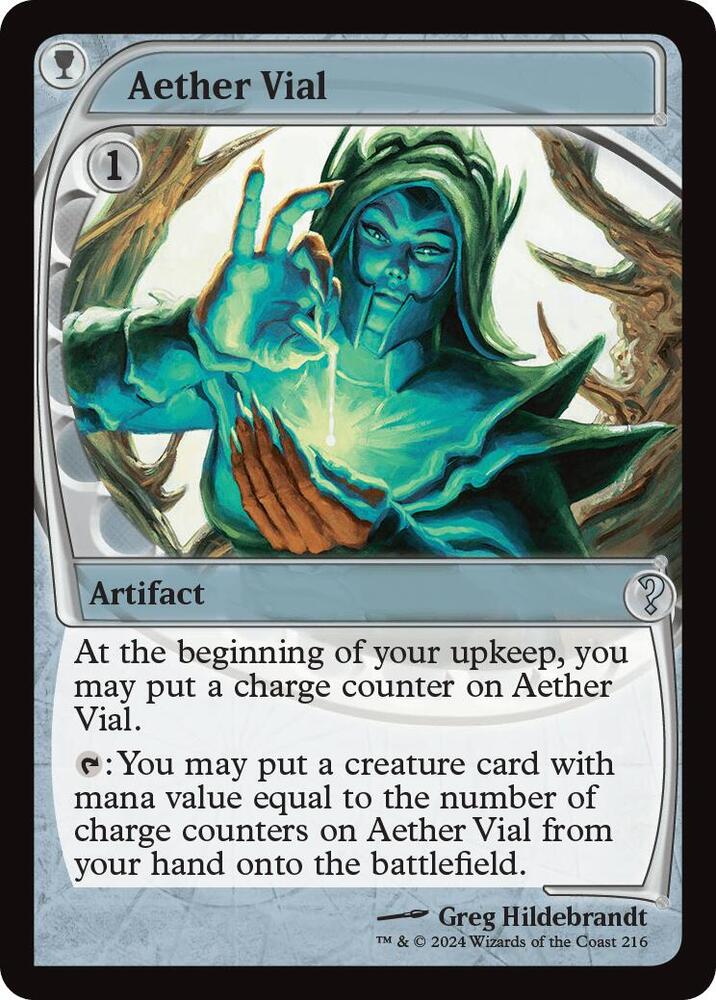 Aether Vial 216/390 (Mystery Booster 2)  - Future Sight | Good Games Morley