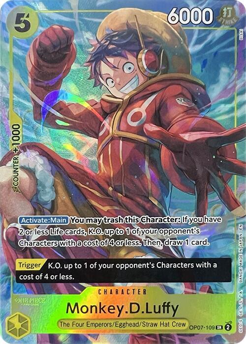 Monkey.D.Luffy (Illustration Box Vol.3) OP07-109 (One Piece Promotion Cards)  - Foil | Good Games Morley