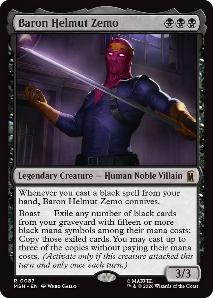 Baron Helmut Zemo [Marvel Super Heroes] | Good Games Morley