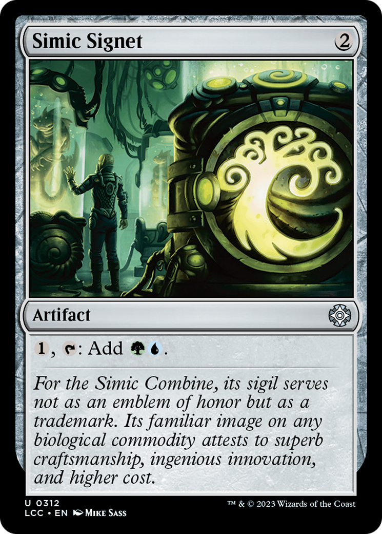 Simic Signet [The Lost Caverns of Ixalan Commander] | Good Games Morley