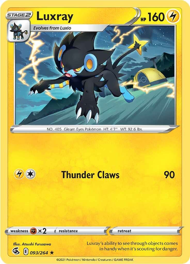 Luxray (093/264) [Sword & Shield: Fusion Strike] | Good Games Morley
