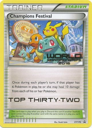 Champions Festival 2016 Top Thirty Two (XY176) [XY: Black Star Promos] | Good Games Morley