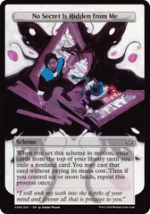 No Secret Is Hidden from Me (Full Art) [Duskmourn: Archenemy] | Good Games Morley