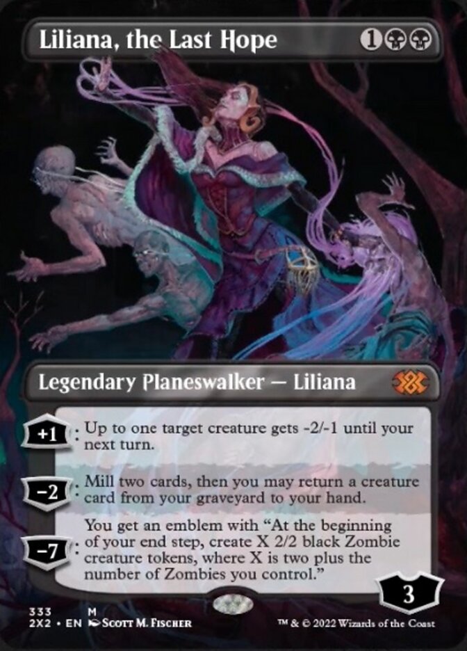 Liliana, the Last Hope (Borderless) [Double Masters 2022] | Good Games Morley