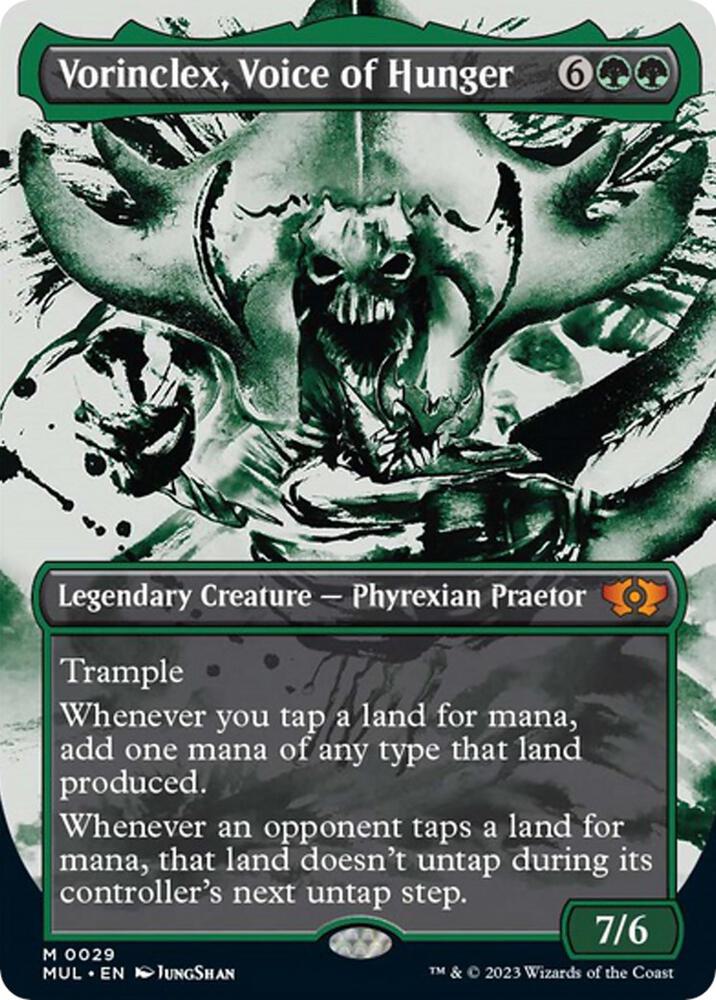 Vorinclex, Voice of Hunger 29/65 (March of the Machine: Multiverse Legends)  - Borderless Foil | Good Games Morley