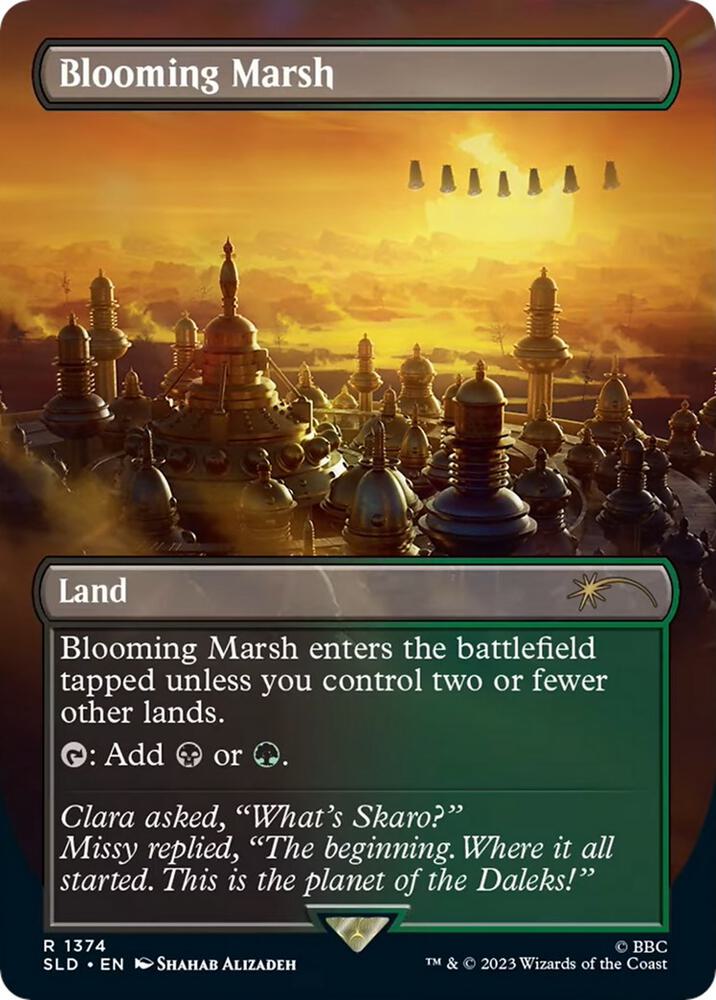 Blooming Marsh 1374 (Secret Lair Drop Series)  - Borderless Foil | Good Games Morley