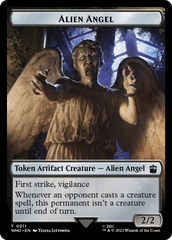 Alien Angel // Dalek Double-Sided Token [Doctor Who Tokens] | Good Games Morley