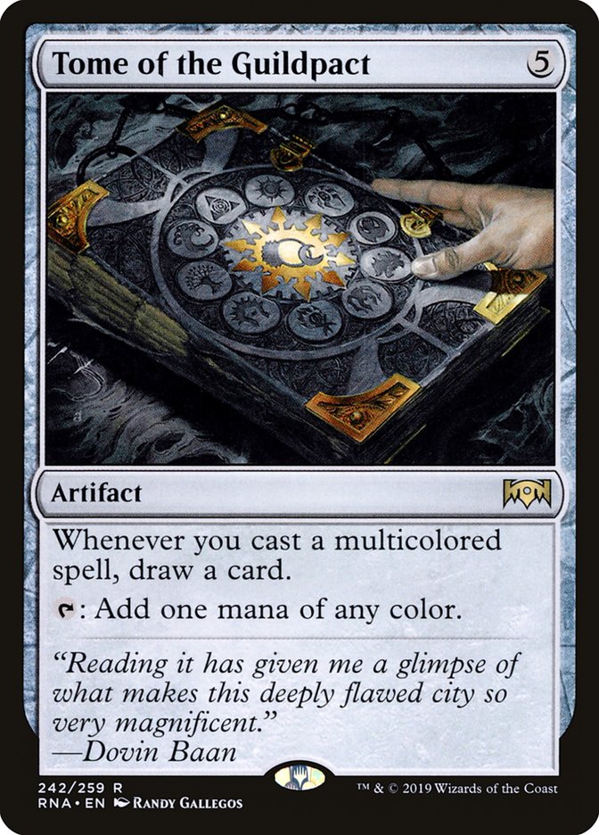 Tome of the Guildpact 242/259 (Ravnica Allegiance)  - Foil | Good Games Morley
