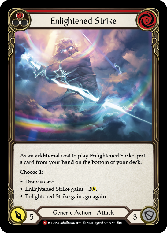 Enlightened Strike [U-WTR159] (Welcome to Rathe Unlimited)  Unlimited Normal | Good Games Morley