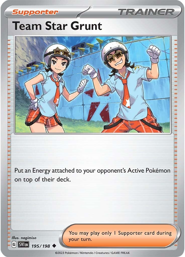 Team Star Grunt (195/198) [Scarlet & Violet: Base Set] | Good Games Morley
