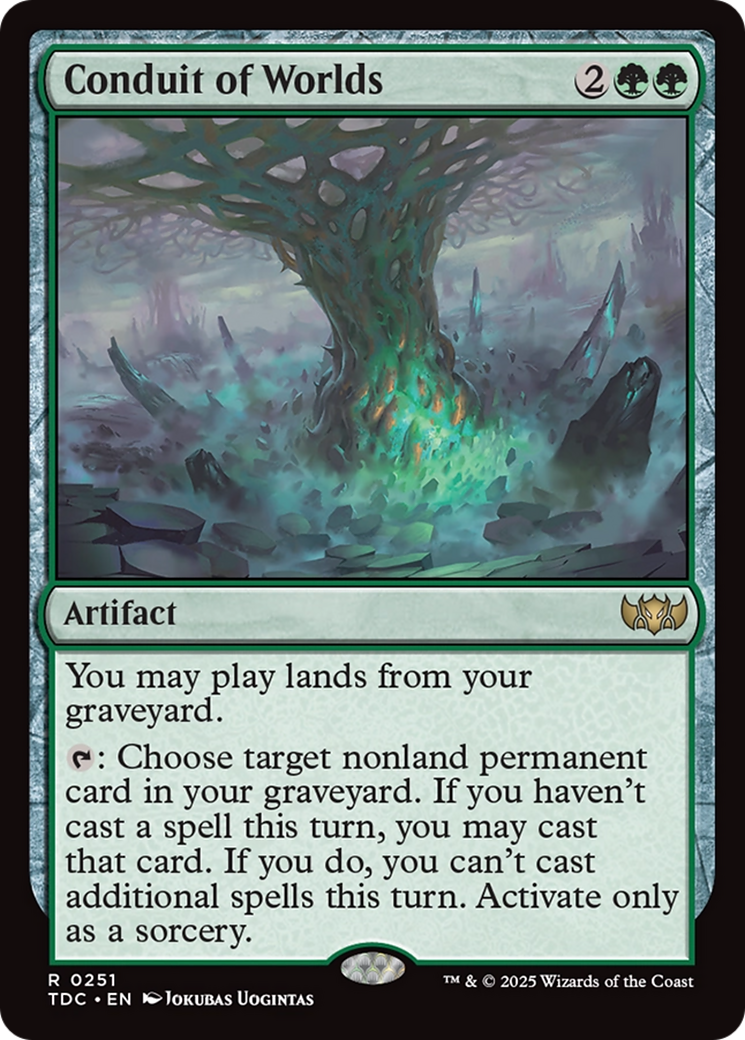 Conduit of Worlds [Tarkir: Dragonstorm Commander] | Good Games Morley