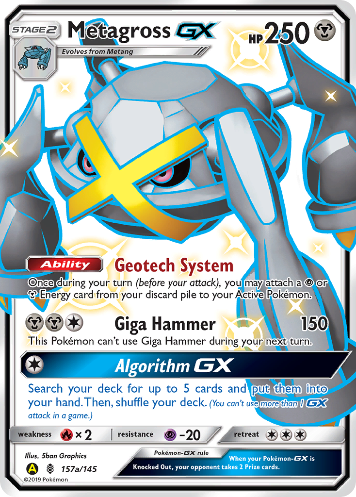 Metagross GX (157a/145) [Alternate Art Promos] | Good Games Morley