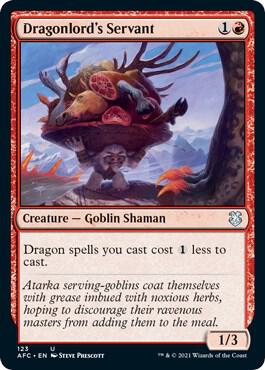 Dragonlords Servant 123/62 (Commander: Adventures in the Forgotten Realms)  | Good Games Morley