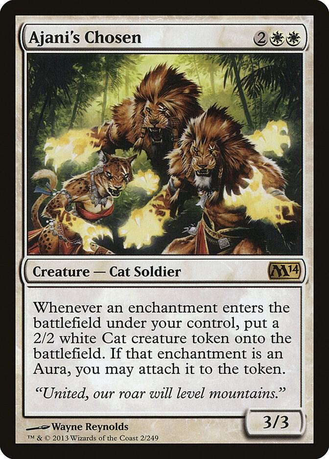 Ajani's Chosen 2/249 (Magic 2014 (M14))  - Foil | Good Games Morley