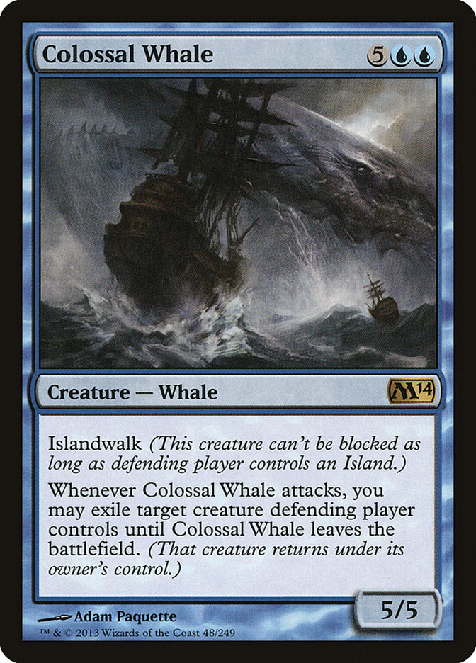 Colossal Whale 48/249 (Magic 2014 (M14))  | Good Games Morley