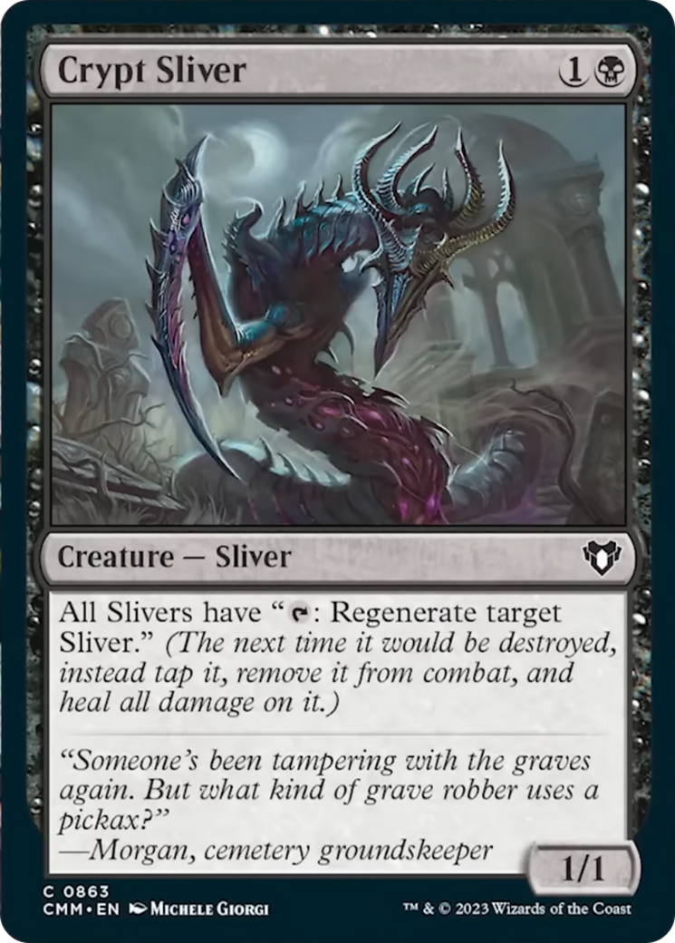 Crypt Sliver [Commander Masters] | Good Games Morley