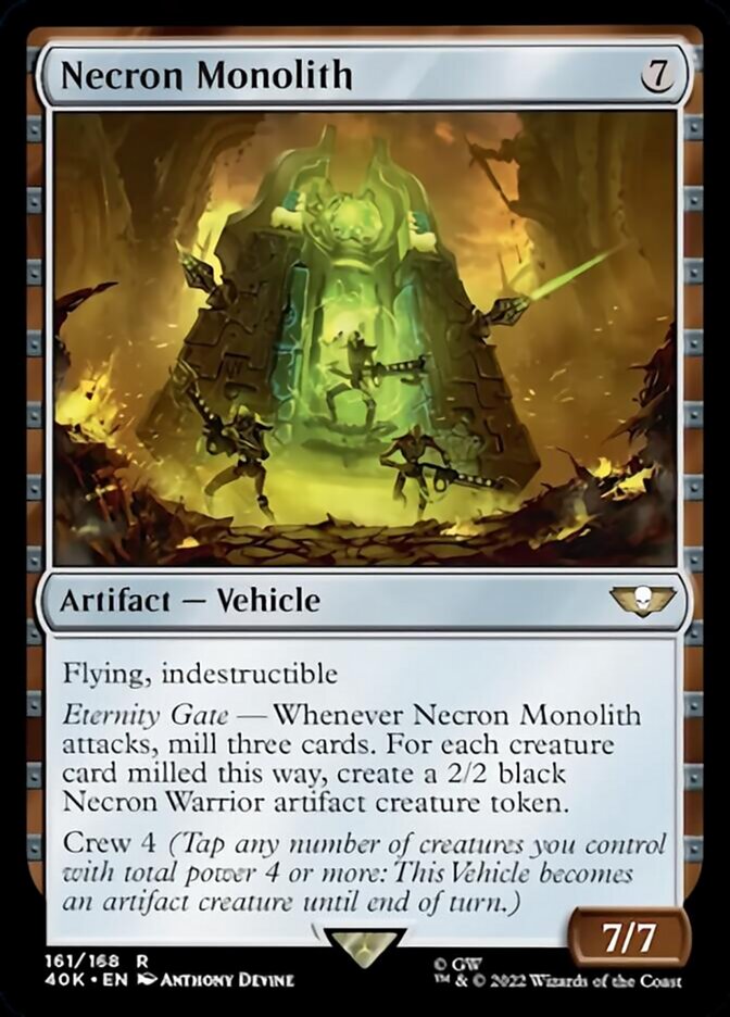 Necron Monolith (Surge Foil) [Warhammer 40,000] | Good Games Morley