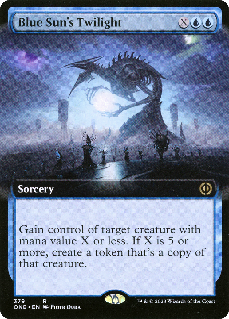 Blue Sun's Twilight (Extended Art) [Phyrexia: All Will Be One] | Good Games Morley