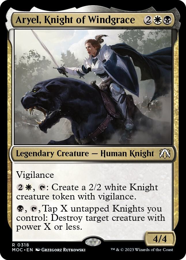 Aryel, Knight of Windgrace 318/444 (Commander: March of the Machine)  | Good Games Morley