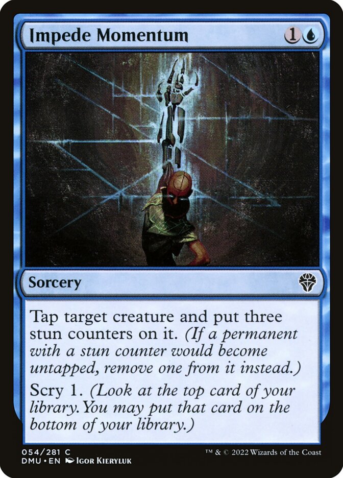 Impede Momentum 54/281 (Dominaria United)  - Foil | Good Games Morley