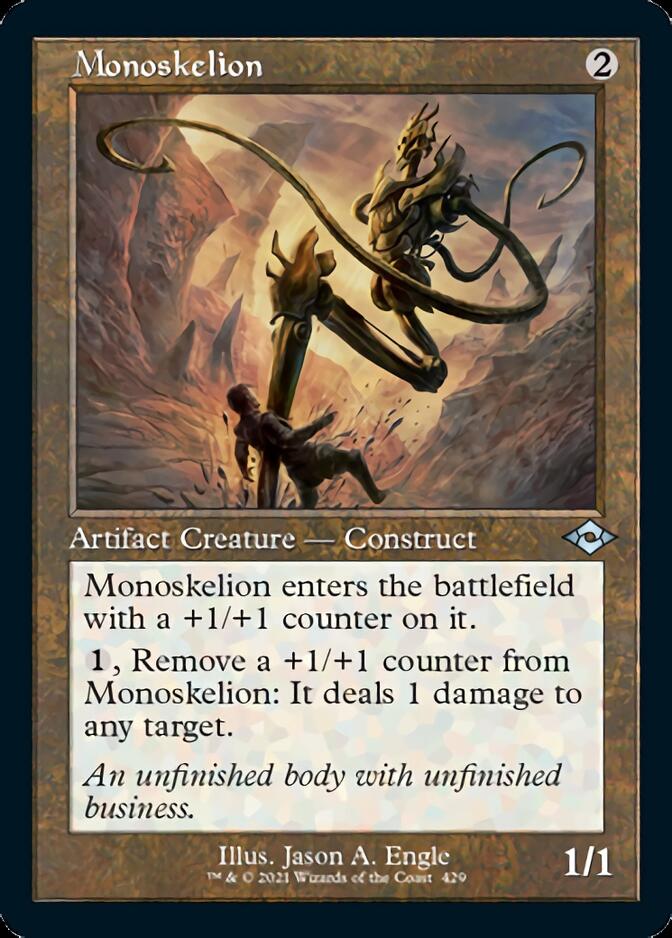 Monoskelion (Retro Foil Etched) [Modern Horizons 2] | Good Games Morley