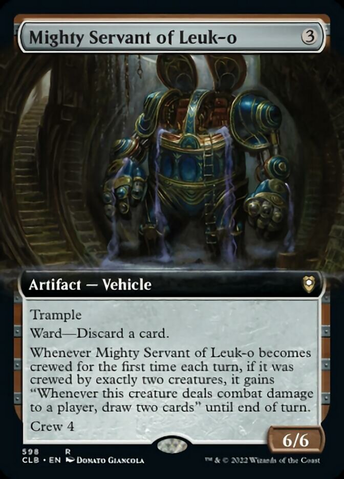 Mighty Servant of Leuk-o (Extended Art) [Commander Legends: Battle for Baldur's Gate] | Good Games Morley
