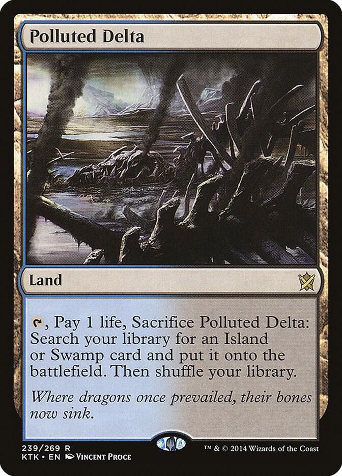 Polluted Delta 239/269 (Khans of Tarkir)  - Foil | Good Games Morley