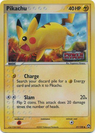 Pikachu (57/108) (Stamped) [EX: Power Keepers] | Good Games Morley