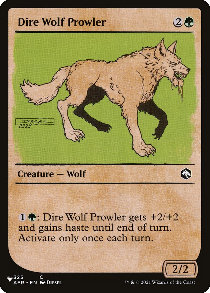 Dire Wolf Prowler (Showcase) [The List] | Good Games Morley