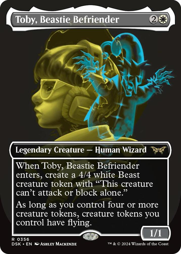 Toby, Beastie Befriender 356 (Duskmourn: House of Horror)  - Borderless Foil | Good Games Morley