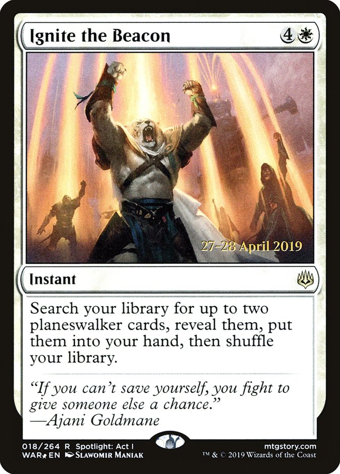 Ignite the Beacon [War of the Spark Prerelease Promos] | Good Games Morley