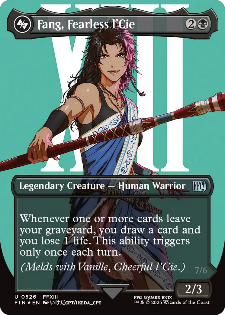 Fang, Fearless l'Cie (Borderless) (Surge Foil) [FINAL FANTASY] | Good Games Morley