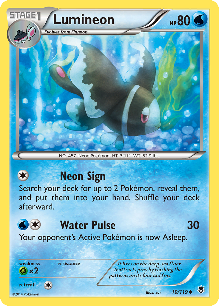 Lumineon (19/119) [XY: Phantom Forces] | Good Games Morley