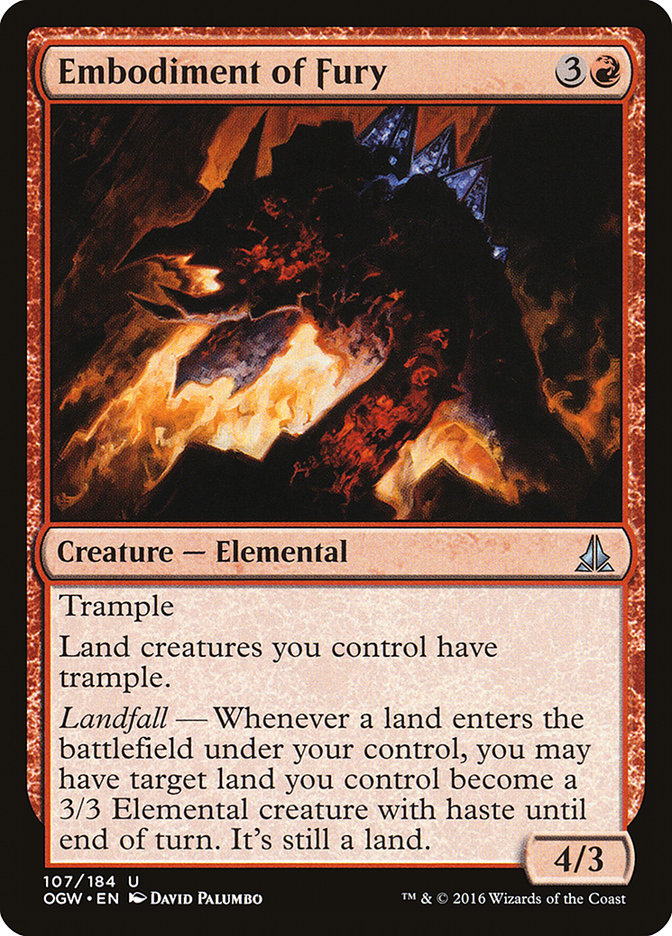 Embodiment of Fury 107/184 (Oath of the Gatewatch)  | Good Games Morley