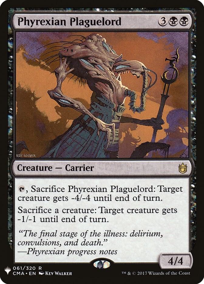 Phyrexian Plaguelord CMA-61/5075 (The List Reprints)  | Good Games Morley