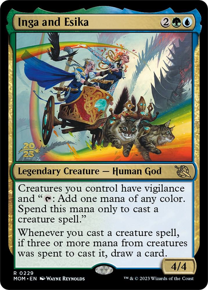 Inga and Esika 229s/162 (Prerelease Cards)  - Foil | Good Games Morley