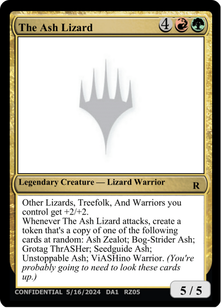 The Ash Lizard [Unknown Event] | Good Games Morley