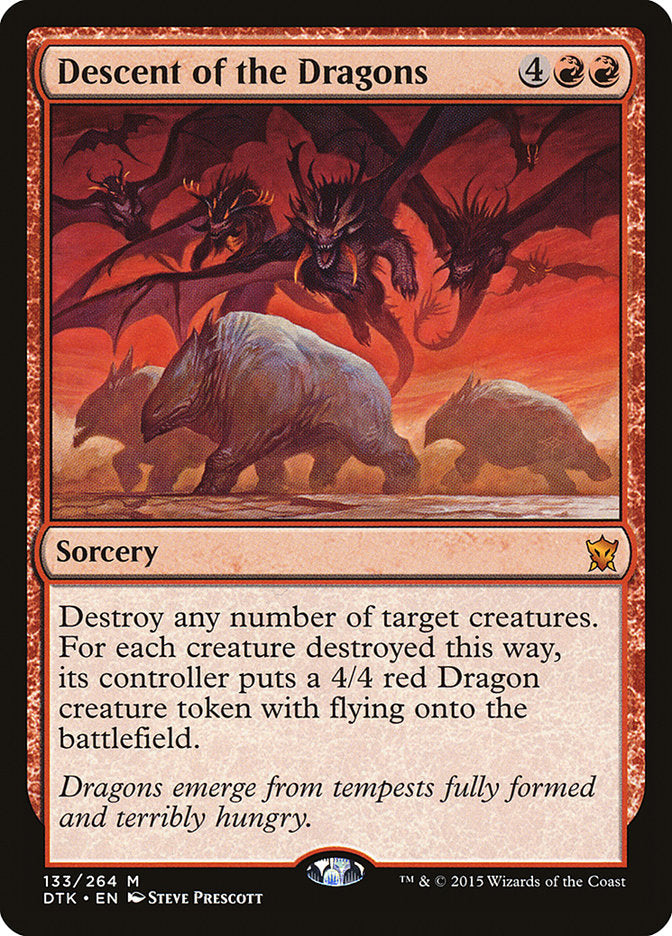Descent of the Dragons 133 (Dragons of Tarkir)  | Good Games Morley
