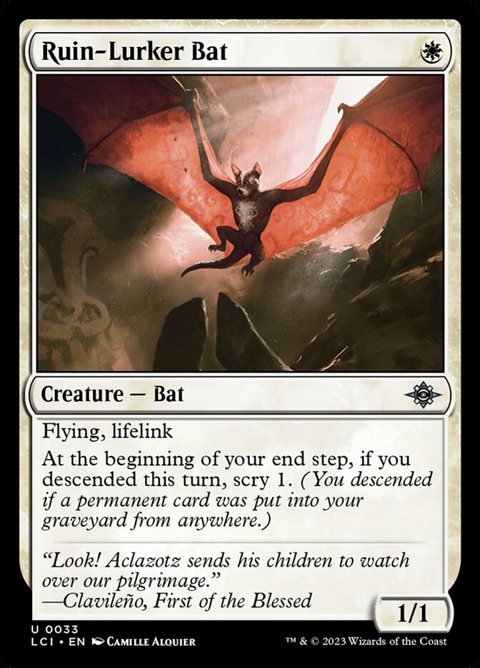Ruin-Lurker Bat 33/291 (The Lost Caverns of Ixalan)  - Foil | Good Games Morley
