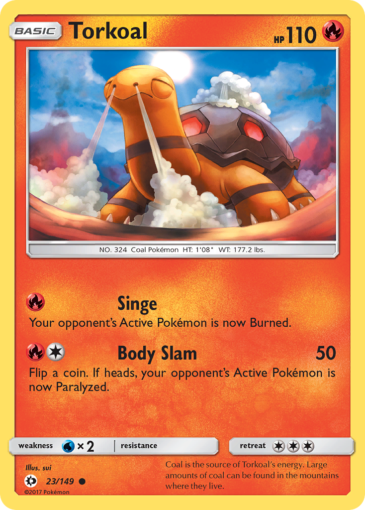 Torkoal (23/149) [Sun & Moon: Base Set] | Good Games Morley