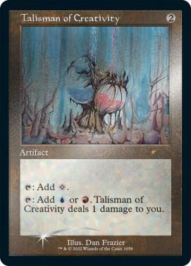 Talisman of Creativity 1058 (Secret Lair Drop Series)  - Retro Etched Foil | Good Games Morley
