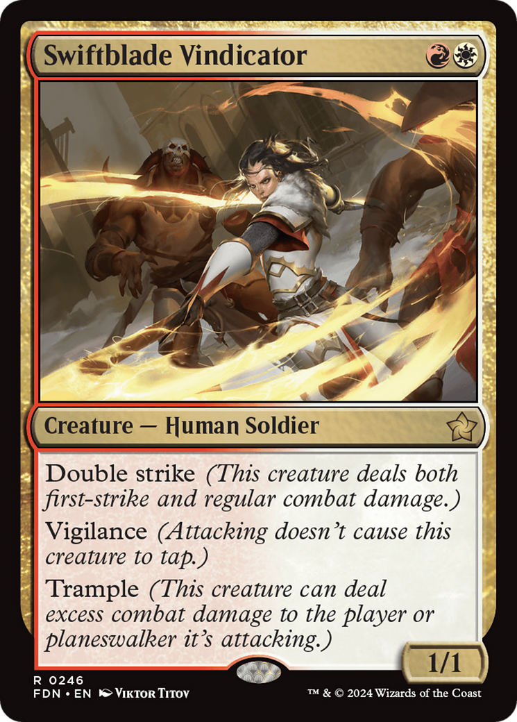 Swiftblade Vindicator [Foundations] | Good Games Morley