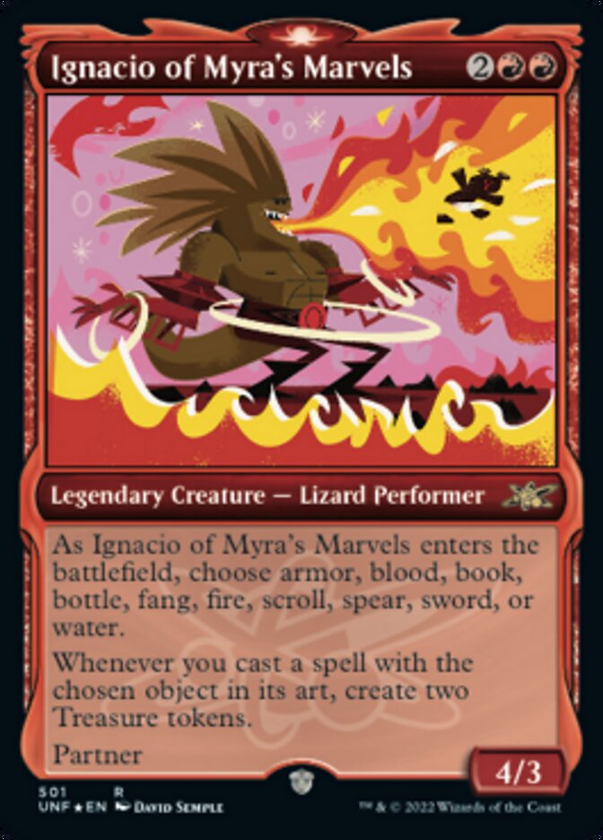 Ignacio of Myra's Marvels (Showcase) (Galaxy Foil) [Unfinity] | Good Games Morley