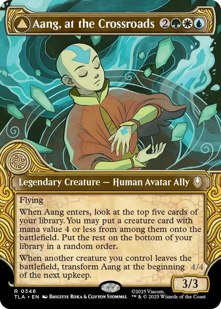 Aang, at the Crossroads // Aang, Destined Savior 346/286 (Avatar: The Last Airbender)  - Showcase | Good Games Morley